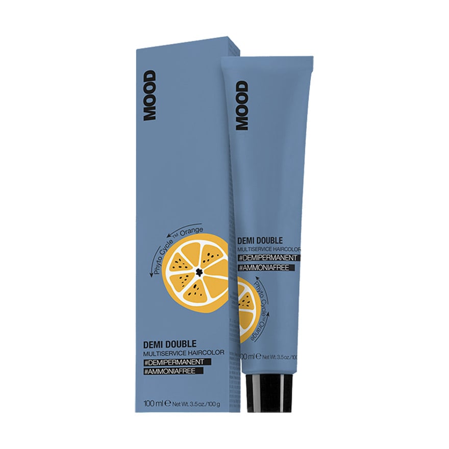 Уцінка! Деміперманентна фарба для волосся Mood Demi Double Multiservice Haircolor 5.55 Intense Red Light Brown, 100 мл